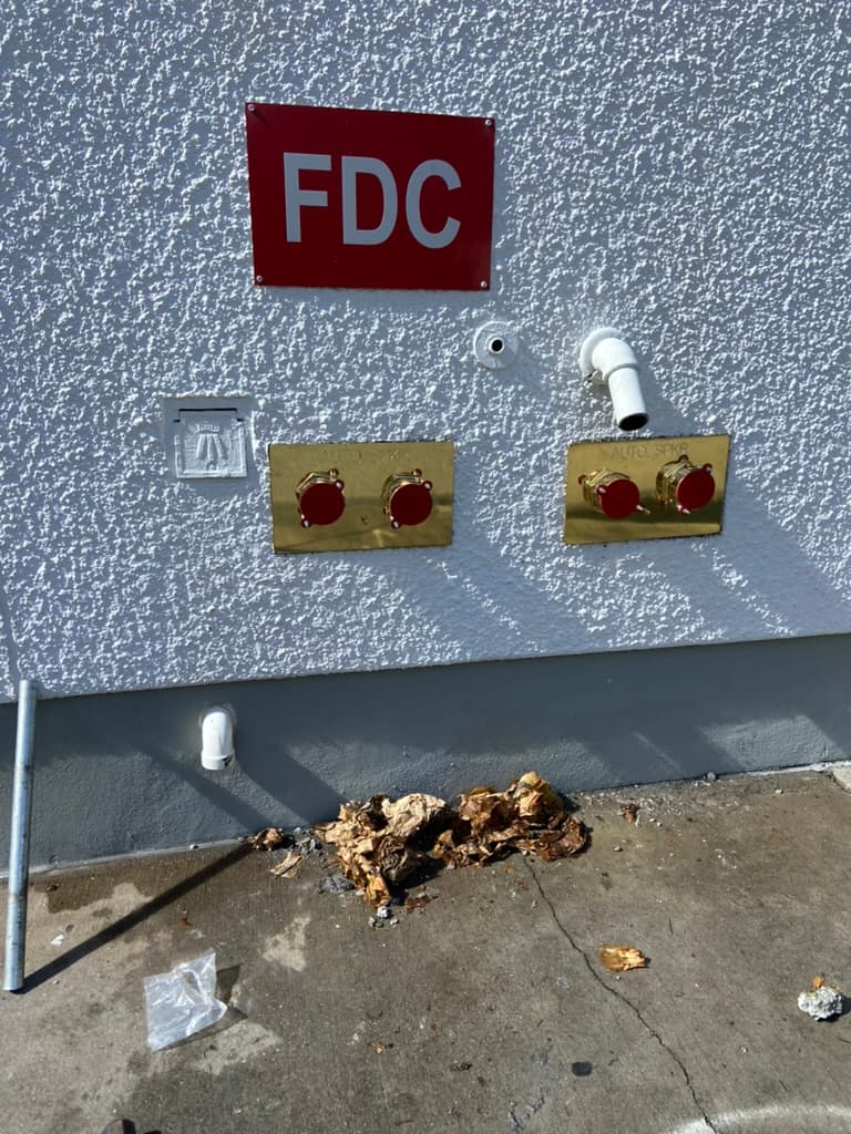 Fire Department Connection (FDC) Upgrade